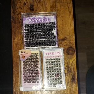 3pks Womens Eyelash Clusters